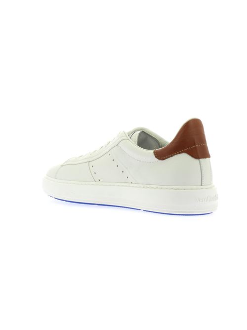 sneakers uomo in pelle bianca NERO GIARDINI | E302893U707